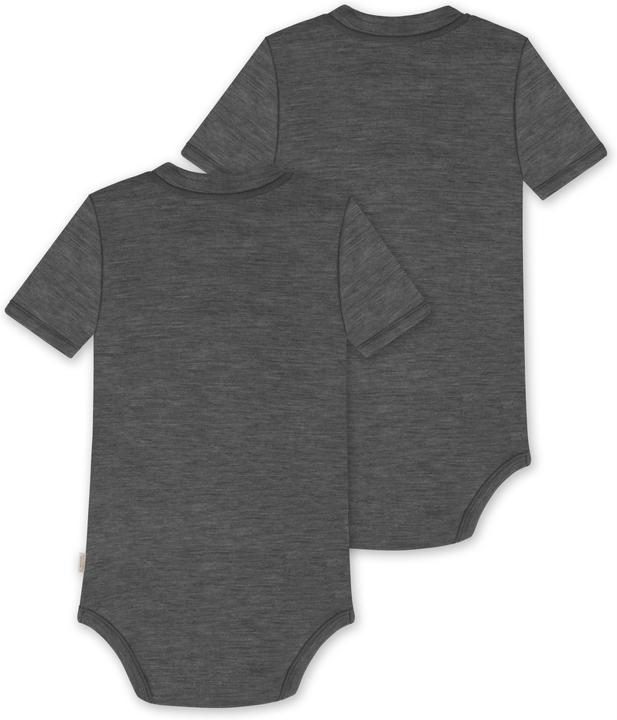 Actual product image Normani Set of 2 baby merino short-sleeved body "Tihoi" - 9313 (68)