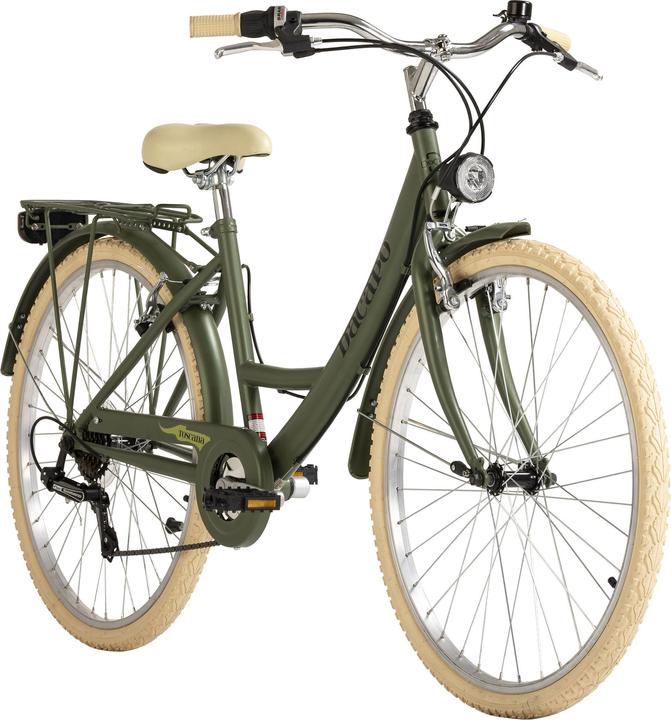 Produktbild Damenfahrrad 26" Toscana Damen Bike Grün Oregano 6 Gänge RH 41 cm (41 cm)