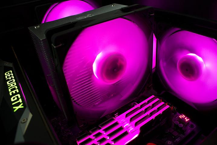 Actual product image Scythe Kaze Flex 120 ARGB PWM fan, 300-1800rpm (120 mm, 1 x)