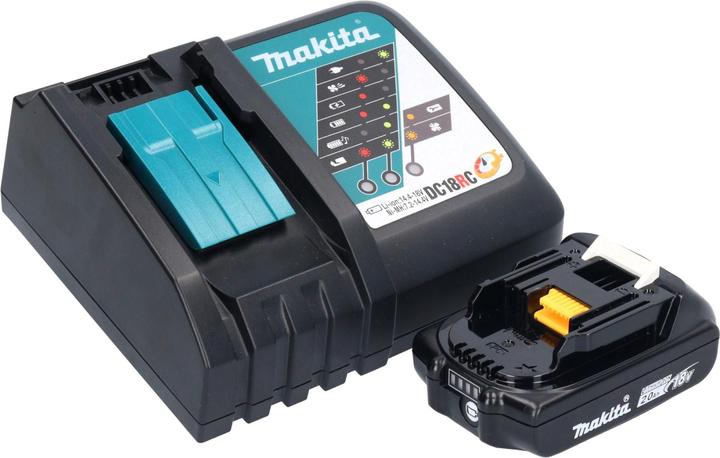 Image du produit Makita DCL 281 FRA1W Akku Staubsauger 18 V weiss Brushless + 1x Akku 2,0 Ah + Ladegerät
