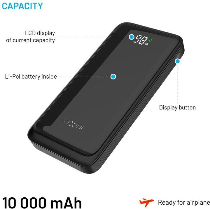 Actual product image Fixed Zen2 10, PD 20W, 10 000 mAh, black