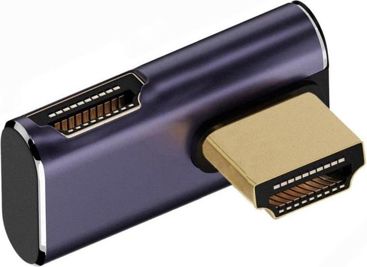 Image du produit PowerGuard Adaptateur HDMI vers HDMI 2.1 8K à angle de 90 degrés Right Up Low Profile (HDMI)