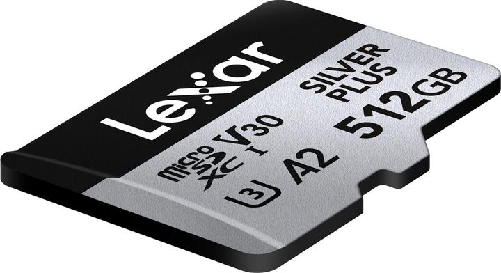 Produktbild Lexar Professional Silver Plus (512 GB, microSDXC, U3, UHS-I)