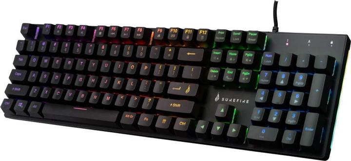 Actual product image SureFire Gaming KingPin M2 Wired, USB Gaming Keyboard Illuminated, Multimedia Keys US-Engli (US, Cable)