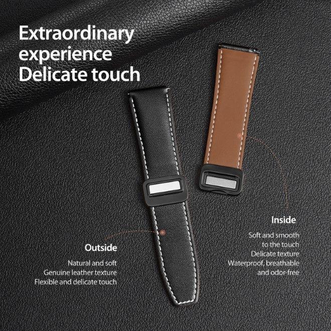 Produktbild Dux Ducis YA Series Echtleder Armband (22 mm, Echtleder, Galaxy Watch3 (45mm), Gear S3 Classic, Gear S3 Frontier)