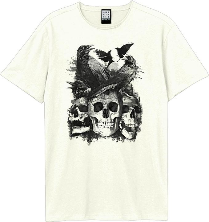 Actual product image Amplified Unisex Adult Crows And Darkness T-Shirt (M)