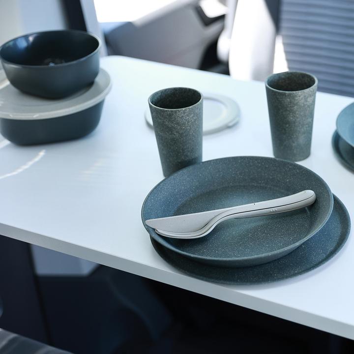 Image du produit Koziol Assiettes à soupe & à pâtes Connect 24 cm, 4 pièces, Gris (4 x, 24 cm)