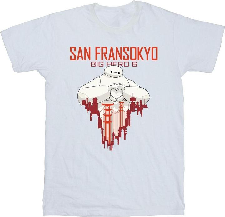 Produktbild Disney Big Hero 6 Baymax San Fransokyo Heart TShirt (XL)