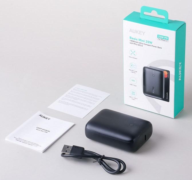 Image du produit Aukey Basix Mini (10000 mAh, 22.50 W, 22.50 Wh)
