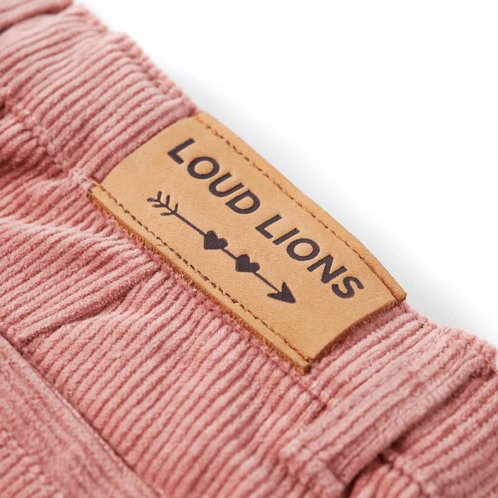 Produktbild VidaXL Kinderhose Cord Altrosa 92,Material: 90 % Baumwolle. 8 (92)