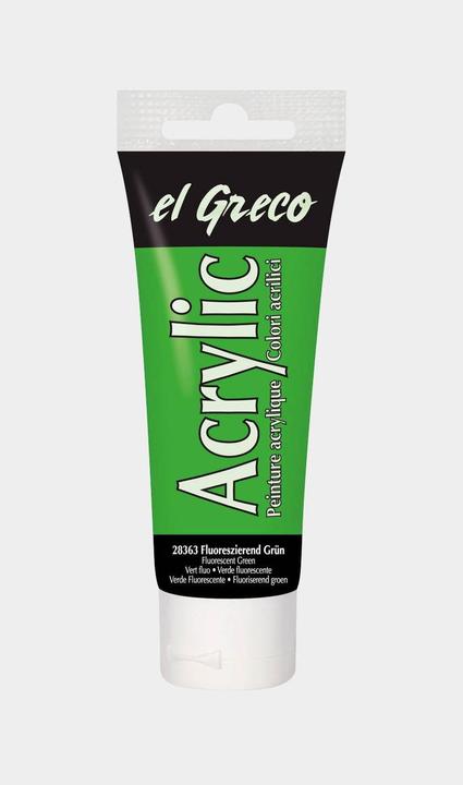 Image du produit Kreul el Greco Acrylic (Vert fluorescent Vert fluorescent, 75 ml)