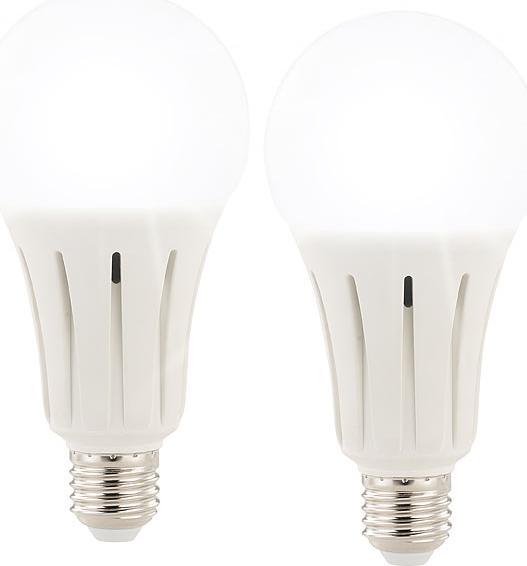 Immagine prodotto Luminea Set di 2 lampade LED ad alta potenza E27, 24 watt, 2.452 lumen, 6.500 K (E27, 24 W, 2452 lm, 2 x, C)