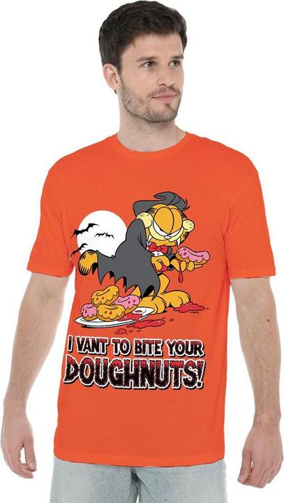 Actual product image Garfield Mens I Vant Doughnuts T-Shirt (4XL)