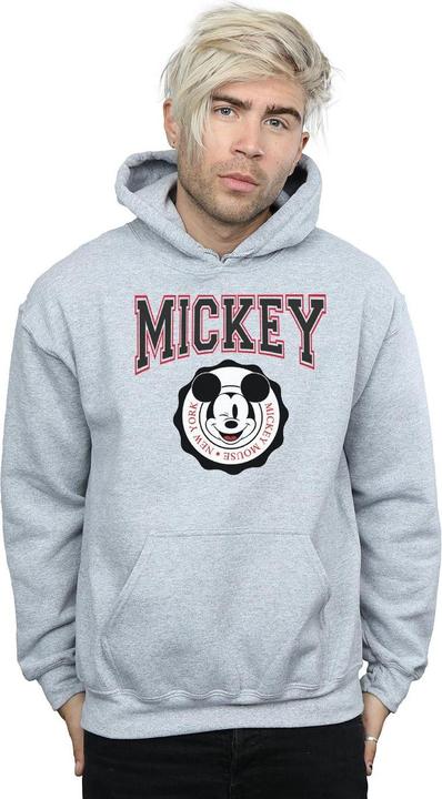 Immagine prodotto Disney Mickey Mouse New York Seal Felpa con Cappuccio Uomo (S)