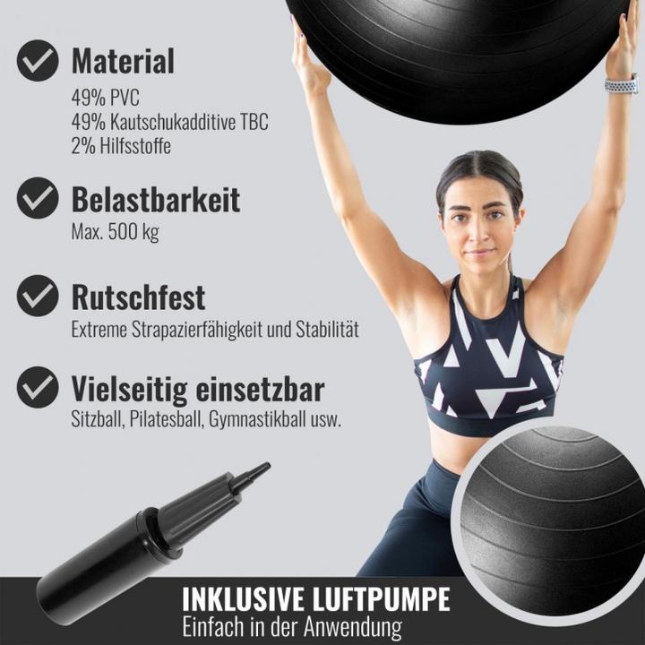 Actual product image Gorilla Sports Exercise ball (55 cm)