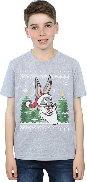 Image du produit Looney Tunes - T-shirt BUGS BUNNY CHRISTMAS FAIR ISLE - Garçon (152, 158)