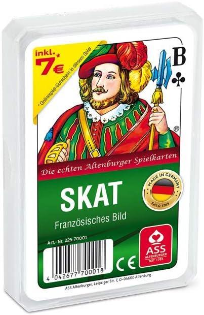 ASS Altenburg 22570001 - Skat - French deck (plastic case) (German)