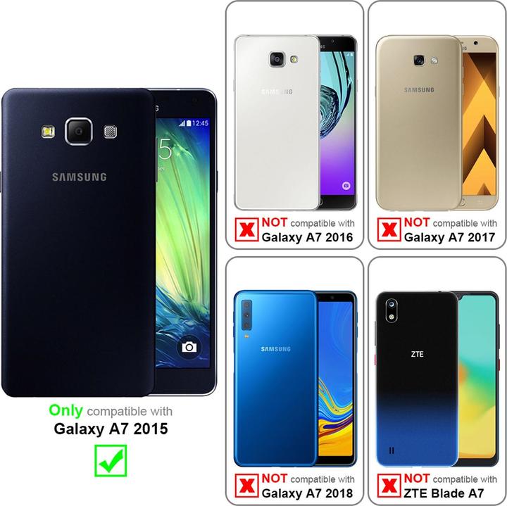 Actual product image Cadorabo Flip like Invisible Cover (Samsung Galaxy A7)
