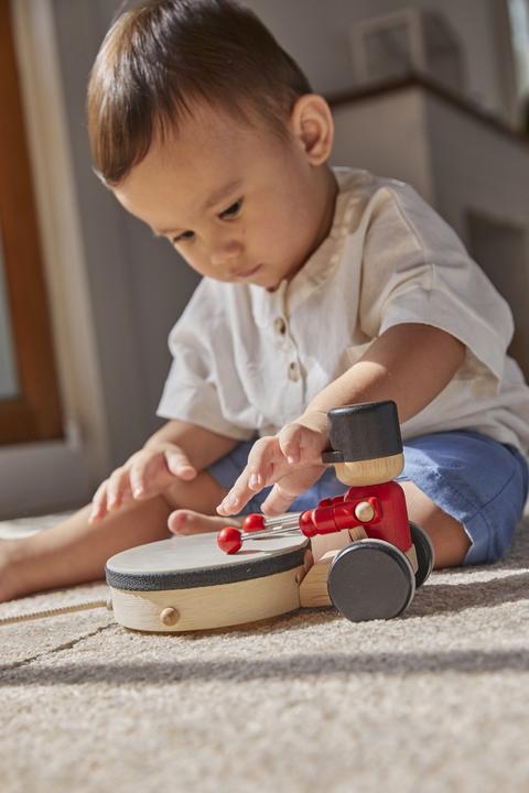 Produktbild Plantoys Plan Toys Pull-Along Drummer