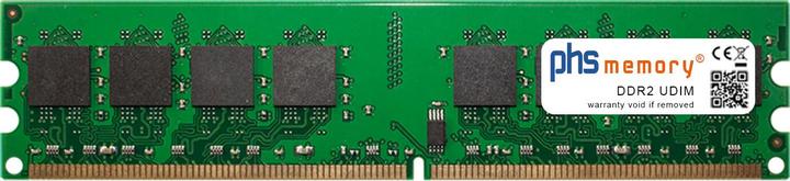 Image du produit PHS-memory 2Go de mémoire RAM pour Gigabyte GA-EP35-DS3 (rev. 2.1) DDR2 UDIMM 800MHz PC2-6400U (Gigabyte GA-EP35-DS3 (rev. 2.1), 1 x 2GB)
