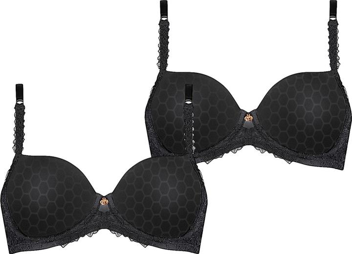 Actual product image Triumph Azalea Florale underwired bra (75 B, pack of 2)