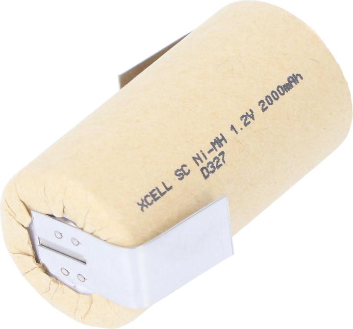 Image du produit AccuCell Akku Sub-C mit Lötfahne in Z-Form (Sous-C, 2200 mAh)
