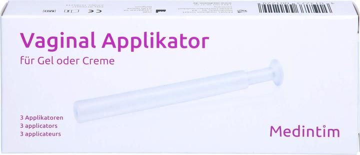 Medintim Vaginal Applikator für Gel/Creme, 3 St (Intimgel)
