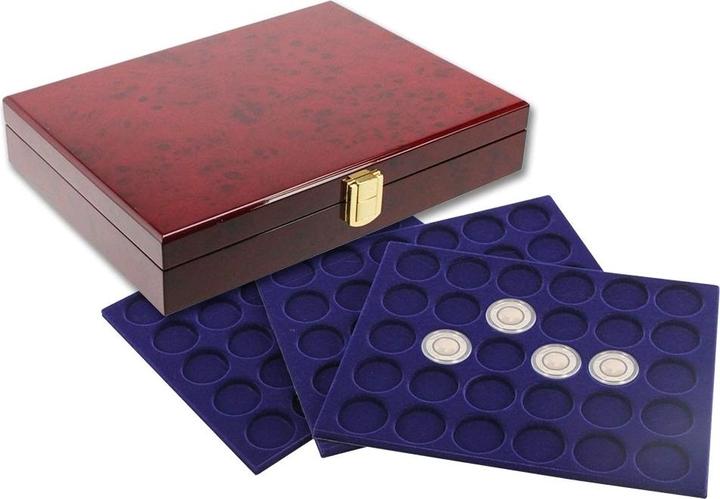 Safe LackholzMünzenkassette Premium15 EuroSätze