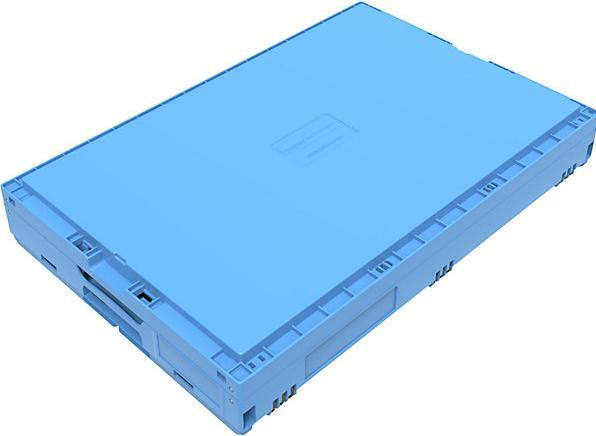 Immagine prodotto Walther Contenitore pieghevole in polipropilene, capacità 44 l, con coperchio (600 x 400 x 220 mm, 44 l)