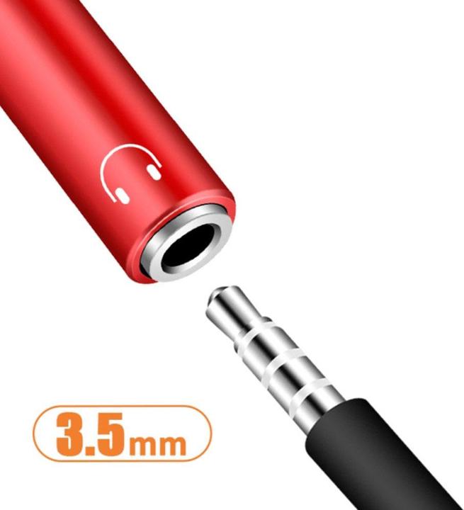 Actual product image Apfelkiste USB C auf 3.5mm Kopfhöreranschluss und USB C Port Nylon Kabel mit Power Delivery (60W) (USB Type C, USB Type C, 3.5mm jack)