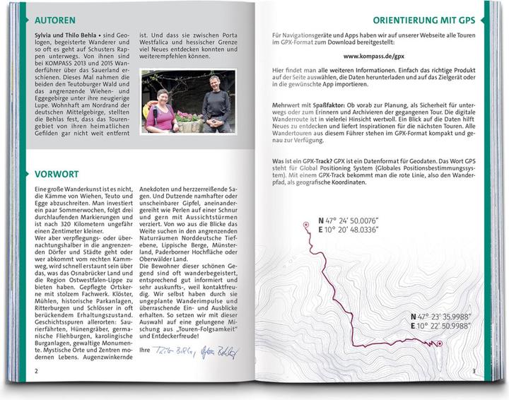 Image du produit Wanderführer Naturpark Teutoburger Wald mit Wiehen- und Eggegebirge, 55 Touren (Allemand, Silvia et Thilo Behla, 2023)