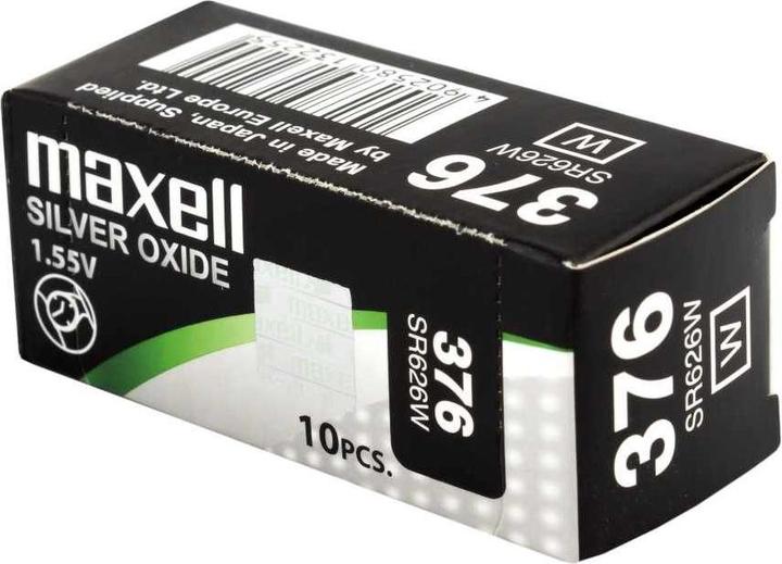 Produktbild Maxell Knopfzelle SR626W 10 Stück (10 Stk., SR66, 28 mAh)