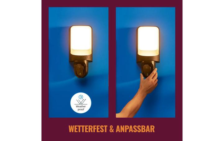 Actual product image WiZ Outdoor wall light with camera (1920 x 1080 Pixels)