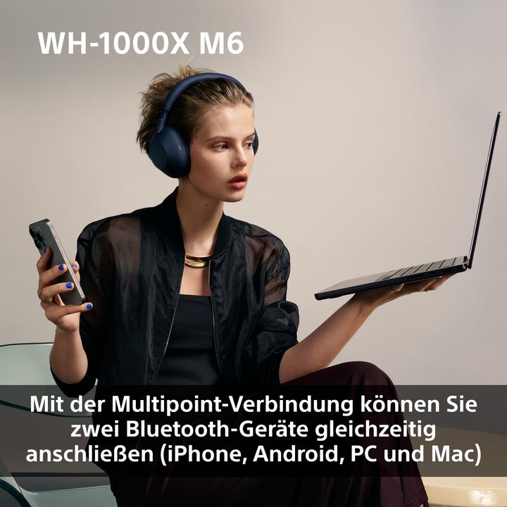 Actual product image Sony WH-1000XM6 (30 h, Wireless, Cable)