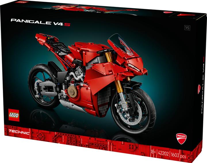 Actual product image LEGO Ducati Panigale V4 S Motorrad (42202, LEGO Technic)