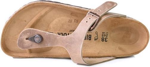 Actual product image Birkenstock Gizeh Nubuck Leather Normal (39)