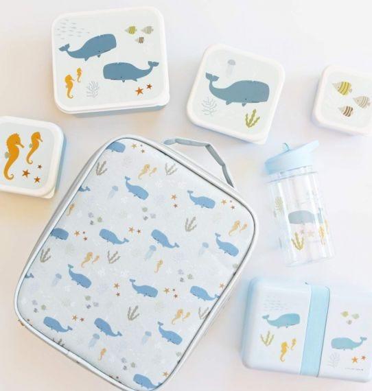 Image du produit A Little Lovely Company ALLC Lunch & Boîte à goûter Océan SBSEOC39