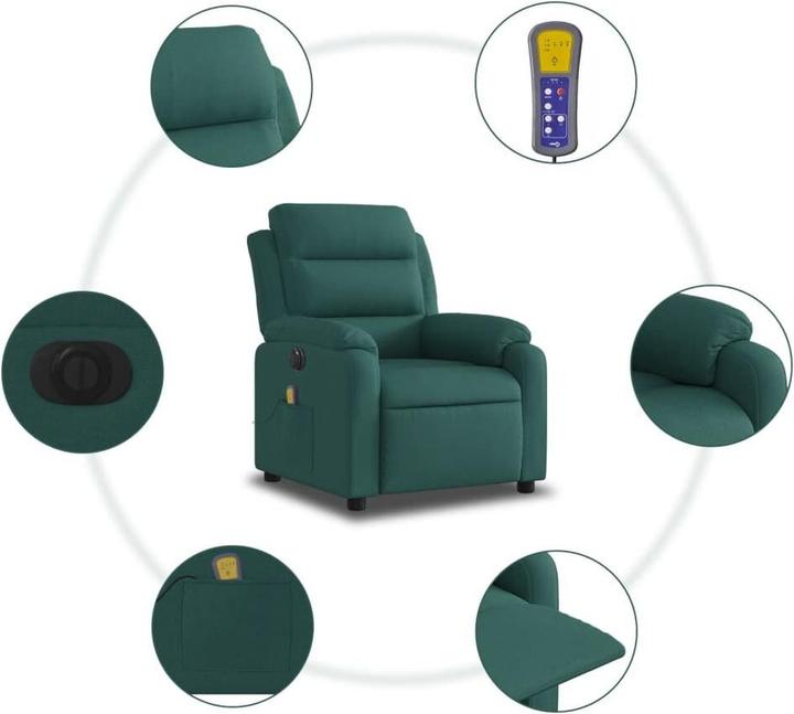 Image du produit VidaXL Fauteuil de massage électrique Tissu