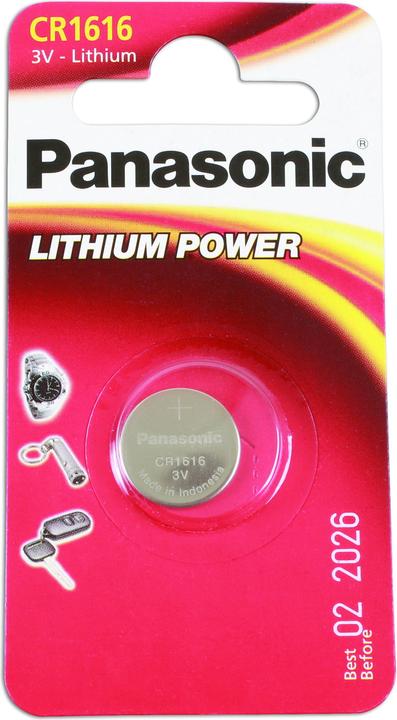 Produktbild Panasonic Lithium Power CR1616 (1 Stk., CR1616, 55 mAh)