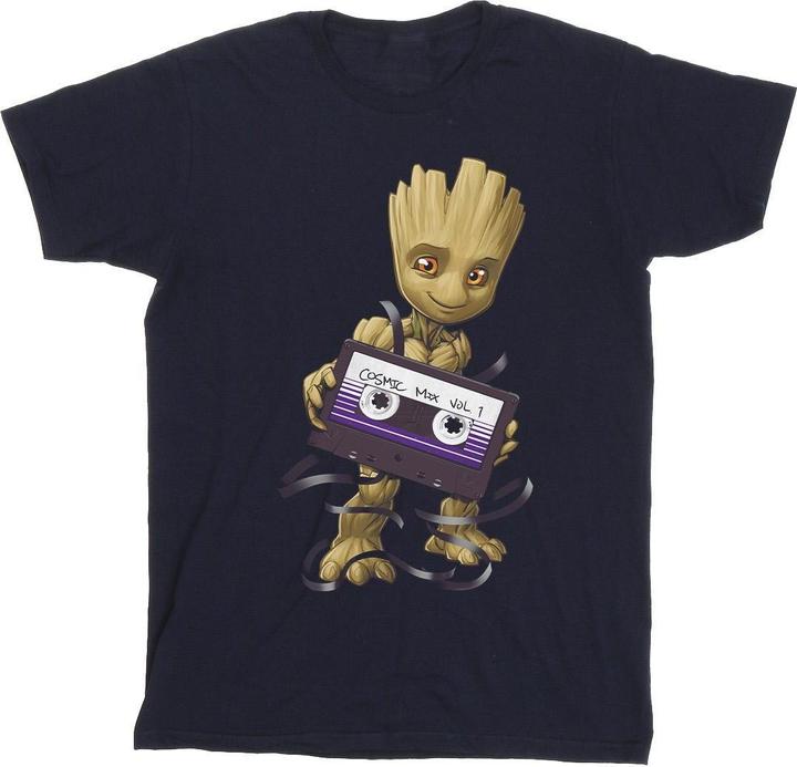 Guardians Of The Galaxy Groot Cosmic Tape TShirt Jungen