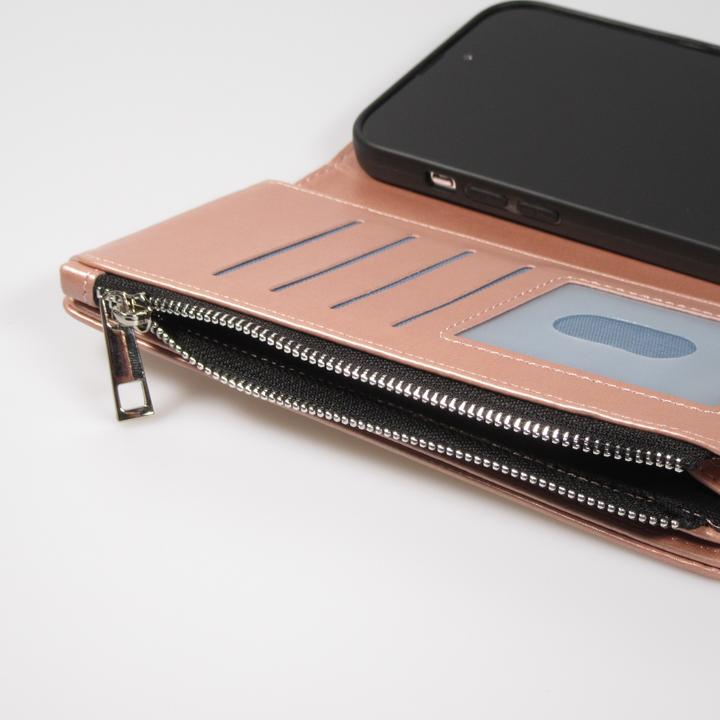 Produktbild PhoneLook Hülle Brieftaschen-Hülle luxuriös und raffiniert mit Magnet Verschluss & Münz- und Kartenfach (Apple iPhone 15 Pro)