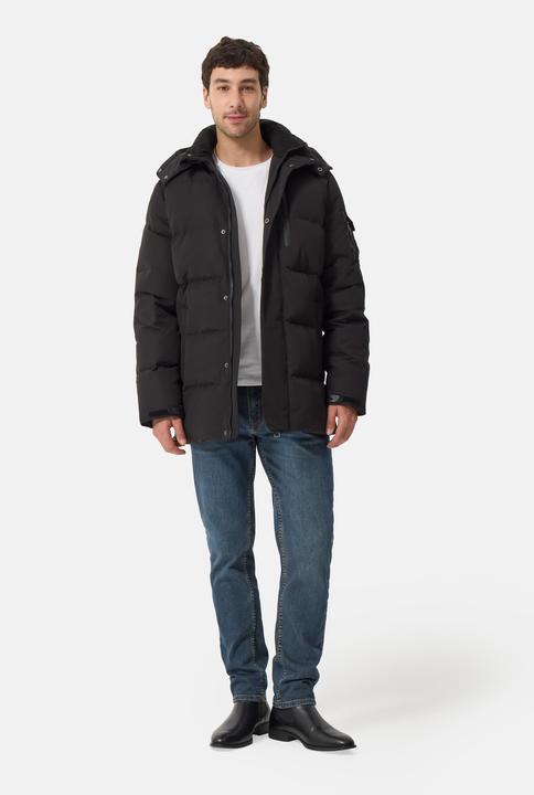Produktbild Cash-Mere Daunenparka Mantel mit Kapuze und Kaschmirfutter (L)