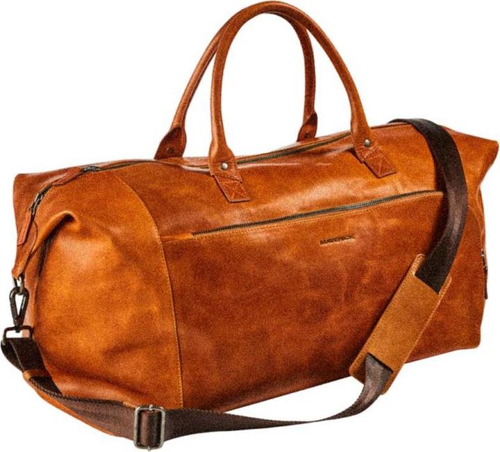 Actual product image Maverick leather weekendtas