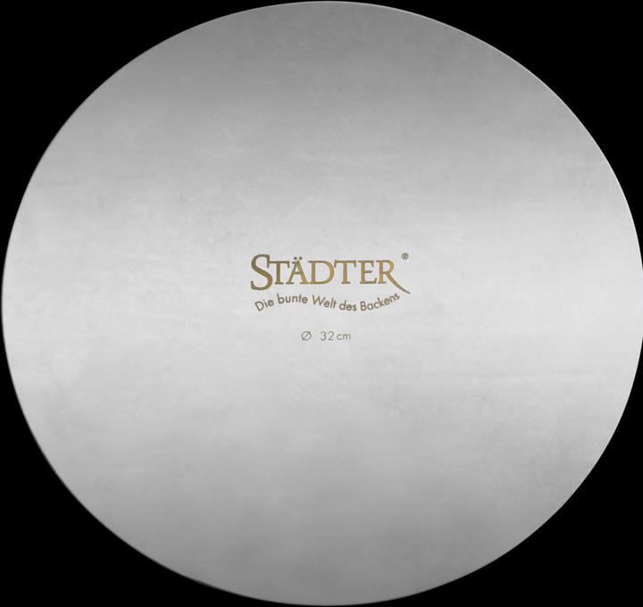 Actual product image Städter Cake base round stainless steel 32cm 491083