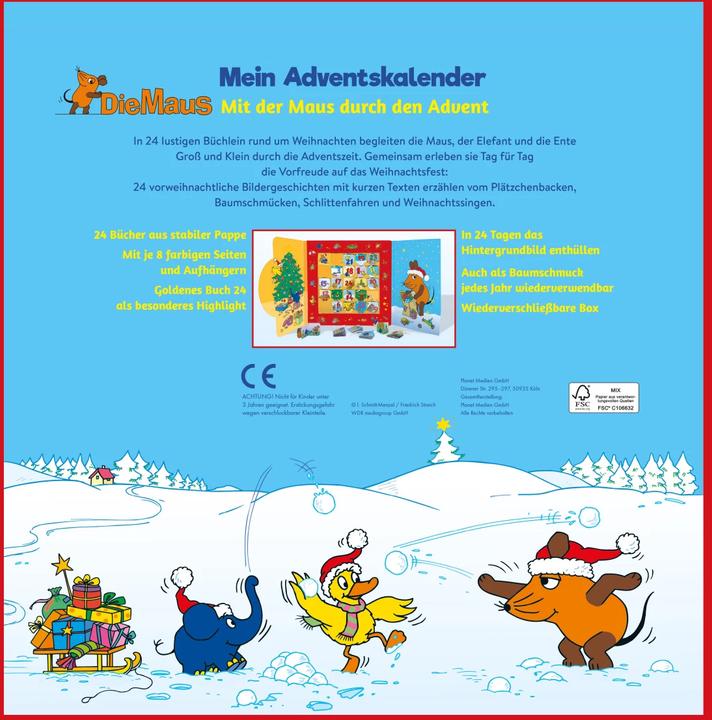 Produktbild Die Maus - Mein Adventskalender