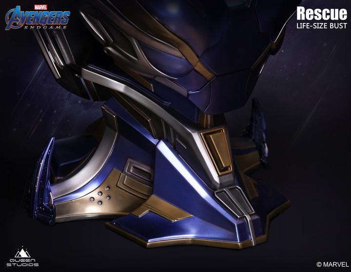 Actual product image Queen Studios Marvel's Avengers "Iron Man MK49/MK85" 1/1 Lifesize Bust Bundle