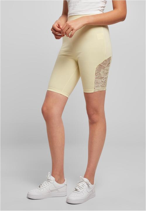 Actual product image Urban Classics Ladies High Waist Lace Inset Cycle Shorts - 16956 (XXL)