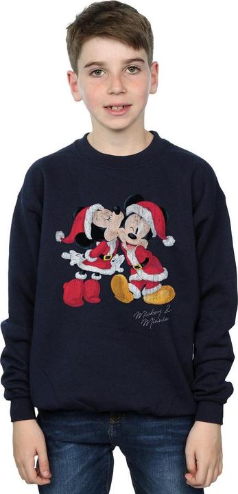 Immagine prodotto Disney Mickey And Minnie Christmas Kiss Felpa Ragazzi (152, 158)
