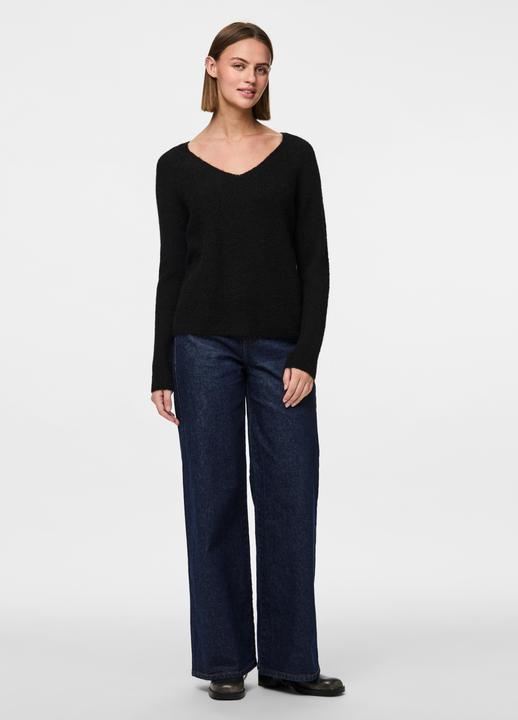Actual product image Pieces V-neck knit sweater (XL)