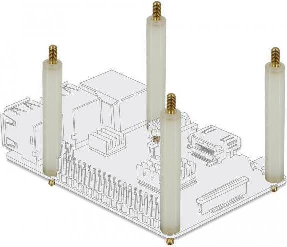 Immagine prodotto Delock Distanziatore M4 x M4, esagonale, esterno / esterno, 90 mm naturale 4 pezzi